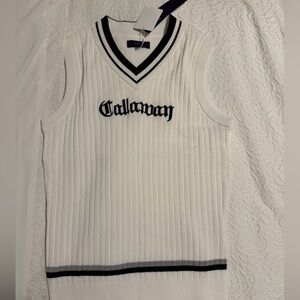 Women’s Callaway C25219200 Women's Sweater Vest new with tags